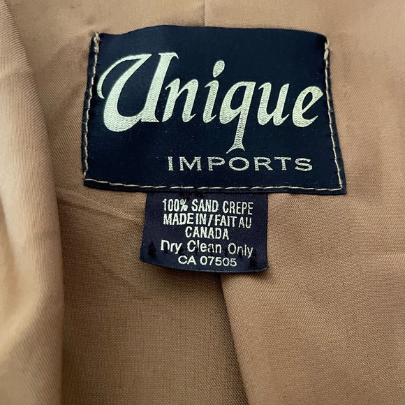 Vintage Sand Crepe Jacket - Picture 8 of 8